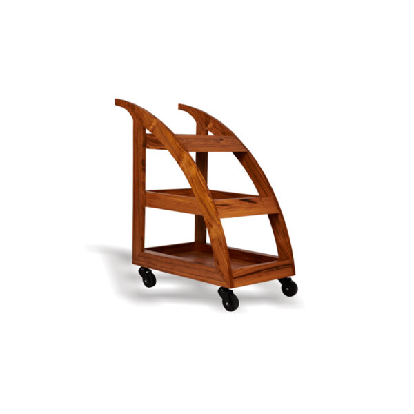 Dhanur Wooden Spa Trolley