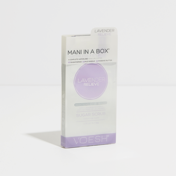 Voesh Mani in a Box Waterless 3 Step - Lavender Relieve